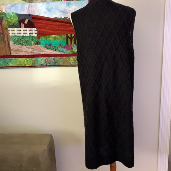 Halogen long knitted vest - Picture 3 of 6